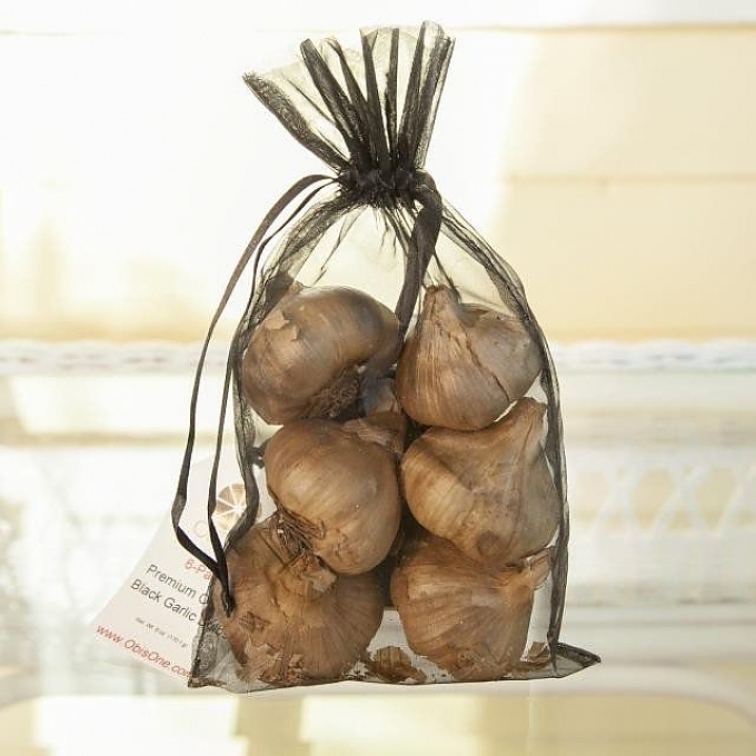 Organic Black garlic bulbs pack of two